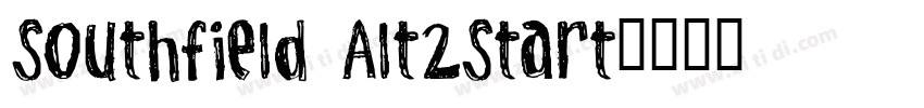 Southfield Alt2Start字体转换
